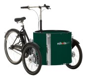 Low_cargo_bike_-_ladcykel_-_green